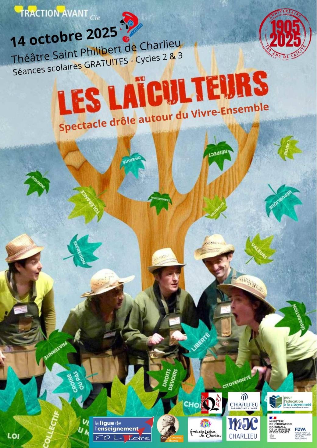 spectacle LES LAICULTEURS 14 octobre 2025